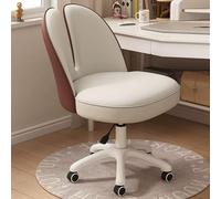 ZBZFGE Chaise pivotante Ergonomique avec roulettes, Tabouret de Maquillage à Hauteur réglable, Support Dorsal Confortable, Chaise de beauté pour Coiffeuse Salon de Maison