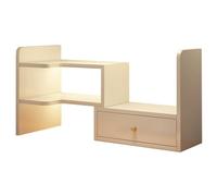 ZBZFGE Éère de Bureau Blanche, bibliothèque de Table Pliable avec Armoire de Rangement, présentoir Peu encombrant pour Bureau Chambre à Coucher, pour Meubles de Maison