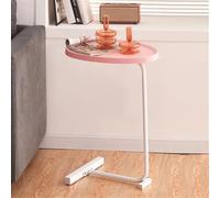 ZBZFGE Table d'appoint, Table à Boissons, Petite Table de Cocktail, Table à Martini pour Salon, dortoir, Bureau à Domicile Chambre à Coucher (Blanc)