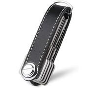 Zcbzbn Porte-clés en cuir en alliage de zinc porte-clés pour décoration murale, 105 x 19,6 mm, dans certains cas, la plupart d'entre eux se composent de femmes (noir), Noir , 19.6*105MM