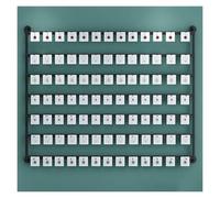 ZCXMNL Support De Boucles d'oreilles Magasin Détail, Organisateur Bijoux Suspendu, Cintre Mural for Chaussettes, Étagère Vitrine, Barre À Vêtements, Rangement Placard(Black,L100xH120CM)