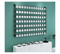 ZCXMNL Support De Boucles d'oreilles Magasin Détail, Organisateur Bijoux Suspendu, Cintre Mural for Chaussettes, Étagère Vitrine, Barre À Vêtements, Rangement Placard(Black,L120xH120CM)