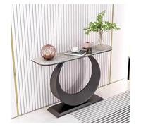 ZCXMNL Table Console Industrielle Étroite avec Cadre en Métal, D'entrée, De Couloir, for Salon Et Chambre À Coucher(Black+Grey,100cm)