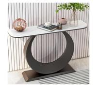 ZCXMNL Table Console Industrielle Étroite avec Cadre en Métal, D'entrée, De Couloir, for Salon Et Chambre À Coucher(Black+White,150cm)