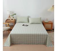 ZCXRYFL Draps Doux Et LéGers 100% Coton 1~2 Personnes Drap Housse, Facile d'entretien, Home Linge De Lit Couvre ProtèGe-Matelas, Convient à Toutes Les Saisons, Lavable(Pillowcase：48X74cm,E)