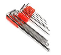 ZDAGELD Jeu de 9 Clés Hexagonales en Acier CR-V avec Couvercle de | Trousse à Outils de Matériel Durable pour les Travaux de Démontage et de Réparation D'équipement