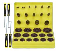 ZDBB Metric FKM O Ring Kit de 386 pièces - 30 tailles - Fluorocarbone - Pour moteurs automobiles, cylindres, hydrauliques, sanitaires, produits chimiques assortis, plus