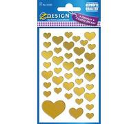 ZDesign Sticker CREATIVE 'Coeurs', doré