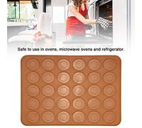 ZDETGU 30 Trous Tapis de Cuisson en Silicone pour Macarons | Plaque à pâtisserie antiadhésive de qualité alimentaire, va au four et au -ondes, température de -40 ℃ à 230 ℃