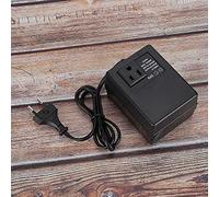 ZDETGU Adaptateur Secteur 300 W, Convertisseur de Prise de Voyage avec Plastique Résistant à la Chaleur, Conception Compacte et Légère, pour la Conversion de Tension de Voyage (Prise UE)