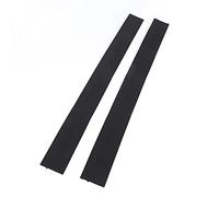 ZDETGU Couvercle de Poêle Universel en Silicone Noir, Résistant à l'huile, Remplissage de Comptoir de Cuisine, Facile à Nettoyer, 25 Pouces, 2 Pièces