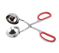 ZDETGU Machine à Boulettes de Viande en Acier Inoxydable 304, Pince à Riz Antiadhésive, Outil de Cuisine pour une Cuisson Facile et une Conception Ergonomique, Sûre et écologique (rouge)
