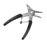 ZDETGU Pince à Pression à Double Usage 10 Mm-40 Mm pour Anneaux de Retenue Internes et Externes, Construction en Acier à Outils de Haute qualité, Conception Compacte et Ergonomique pour