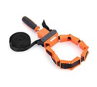 ZDETGU Pince de Serrage pour le Travail du Bois Ceinture de Liaison en Nylon de 4 M d'épaisseur avec Bloc de Serrage Pliable à 35° 305°, Poignée Antidérapante en Tpr et Vis en Acier au Carbone pour