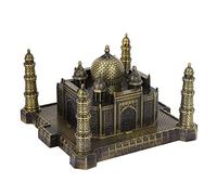 ZDETGU Réplique en Métal du Modèle Taj Mahal de l'Inde, Miniature de Bâtiment Vintage du Monde, pour Cadeau de Décoration