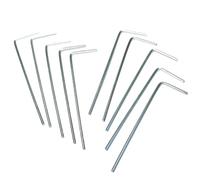 ZDingTech Lot de 10 clés Allen de 1,27 mm llen de 1,27 mm, clé hexagonale de 1,27 mm, clé hexagonale de 1,27 mm llen en forme de L avec long bras.