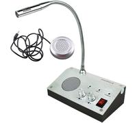 ZDL-9908 Banque audio bidirectionnelle Bureau-station-service Fenêtre bidirectionnelle Interrupteur Interphone Haut-parleur