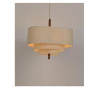 ZDLHGYBS Lustre en Tissu Japonais, Lampe Suspendue de Plafond à LED, Lampe Suspendue de Salon médiéval français de Style rétro pour Chambre à Coucher, Restaurant