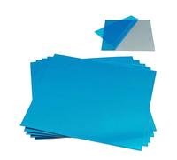 ZDLSDL Tôle de Zinc 0,5 mm, 99,99% Pure - Plaque pour Galvanisation, Électrode en Zinc (5 Pièces, 160 x 160 mm)
