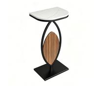 ZDMZR Console Entree avec Structure Fer Forgé, Table Console aux Coins Arrondis, Idéale pour Salon ou Couloir(Black)