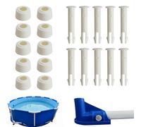 ZDNT 10 Pièces Goupilles en Plastique pour Intex Round Metal Frame Pools Pièces de Rechange pour Joints de Piscine pour Joints de Piscine,Remplacement de pièces de Rechange Joint Pins (5cm/1.96in)