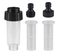 ZDNT Filtre à eau Filtre pour Nettoyeur Pompe de Jardin Filtre Tuyau Arrosage avec Raccord d'eau 3/4",1 connecteurs,2 filet de filtre pour Nettoyeur Haute Pression Pompe de Jardin