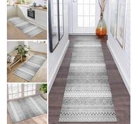 ZDYHMrj Tapis Cuisine Devant evier Tapis de Passage Lavable antiderapant Long Gris Tapis de Couloir Polyester 50X100CM Tapis de Salon Chambre pour paillasson entrée Cuisine Bleu foncé