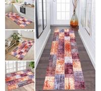 ZDYHMrj Tapis de Cuisine Devant evier Long Lavable antiderapant Tapis de Passage Couloir 90X160CM Orange Rouge Bleu Gris Beige Tapis Salon Chambre d'enfant Hall Paillassons d'entrée intérieurs