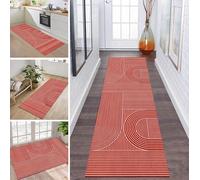 ZDYHMrj Tapis de Cuisine Devant evier Long Lavable antiderapant Tapis de Passage Couloir 90X160CM Rouge Tapis Salon Chambre d'enfant Hall Paillassons d'entrée intérieurs