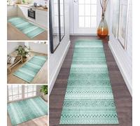 ZDYHMrj Tapis de Cuisine Devant evier Long Lavable antiderapant Tapis de Passage Couloir 90X160CM Vert Tapis Salon Chambre d'enfant Hall Paillassons d'entrée intérieurs