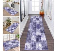 ZDYHMrj Tapis de Cuisine Devant evier Long Lavable antiderapant Tapis de Passage Couloir 90X160CM Violet Tapis Salon Chambre d'enfant Hall Paillassons d'entrée intérieurs
