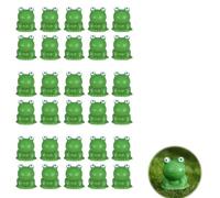 ZEACCT 30 Pièces Petite Grenouille 3D, Petites Figurines Miniatures Grenouilles, Mini Statues de Grenouille en Résine Minuscules, pour La Décoration de Maison de Poupée de Jardin