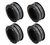 Zealfix Bobines Doubles Coupe-Herbe Pour Greenworks 40v 80v Gst1246 Gd40bc Gd40bck2x Gd40bcb, 2930507 Sb00l00 Bobine De Fil De Rechange Pour Coupe-Herbe 4,8 M De Longueur ø 2 Mm (4 Bobines)