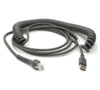 Zebra CBA-U29-C15ZBR, 4,57 m, USB A, USB 2.0, noir