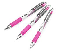 ZEBRA Classic Z-Grip Flight Lot de 3 stylos à bille Rose 1,2 mm