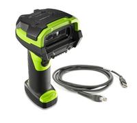 Zebra LI3608 ER Scanner industriel 1D + câble USB Scanner industriel 1D filaire avec boîtier robuste, conformité IP65/IP68 et grande portée de