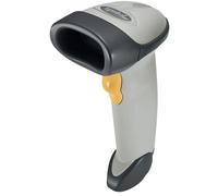Zebra LS2208, 1D, SR, Multi-IF, kit (USB), gris clair Scanner à main,au détail, 1D, laser, gamme standard, 100 scans/sec, multi-interface (RS232, KBW, USB), in ble (USB), support, couleur : gris