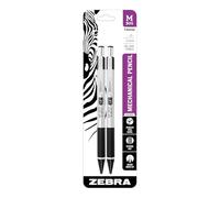 Zebra M-301 Stainless Steel Mechanical Pencil, 0,5 mm, Black Barrel, 12 Pack (54010)
