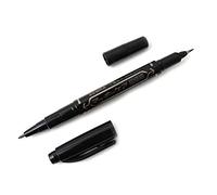 Zebra Mackee Care Double-Sided Marker Pen - Extra Fine Point - Black
