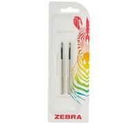ZEBRA Recharges pour stylo à bille noire avec encre à base d'huile, recharge fiable pour stylo noir avec encre noire facile à glisser pour une expérience d'écriture fluide à la maison, au bureau ou à