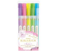 Zebra Surligneurs à paillettes 51210 Kirarich - Lot de 5