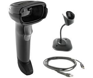Zebra Technologies - DS2208-SR Kit USB avec Support - Imageur de Codes-Barres 1D/2D - Préconfiguré et prêt à l'emploi - Convient pour Les Industries du Transport, de la Vente au détail et de