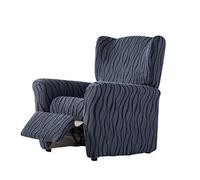 Zebra Textil Andromeda Housse de Fauteuil Relax élastique, Tissu, Bleu