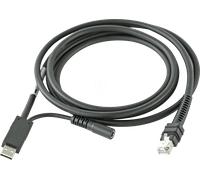ZEBRA U42-S07PAR - Scanner de codes à barres, câble, USB, droit, blindé, Connecteur