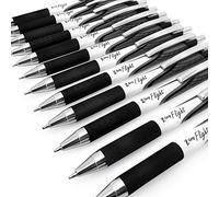 Zebra Z-Grip Flight - Ensemble de 20 stylos à billes rétractables noirs