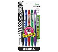 Zebra Z-Grip Stylo bille rétractable, 5-Pack coloris