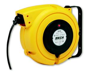 Zeca ZEEL4325/15 Enrouleur De Câble Électrique 3G2,5mm² - Câble En PVC - H05VVF Igus CF900 - 3x2,5mm² - 15m
