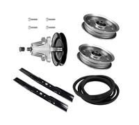 Zeenparts 918-04822 742-04308 Kit de reconstruction de plateau de 106,7 cm compatible avec tondeuse Craftsman Z510 Z6000 ZS6500 compatible avec les tondeuses Cub Cadet Zero-Turn RZT42 RZT-S42 CC30H