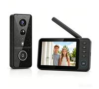 Zeerkeer Visiophone sans Fil avec Moniteur 4,3 Pouces