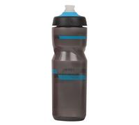 ZEFAL Sense Pro 80 - Bidon/gourde à eau vélo/sport - Premium et Etanche - Noir Fumé/Bleu - 800 ml